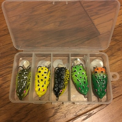 5 Unpainted Large Rat Wakebait Lure Topwater Blanks
