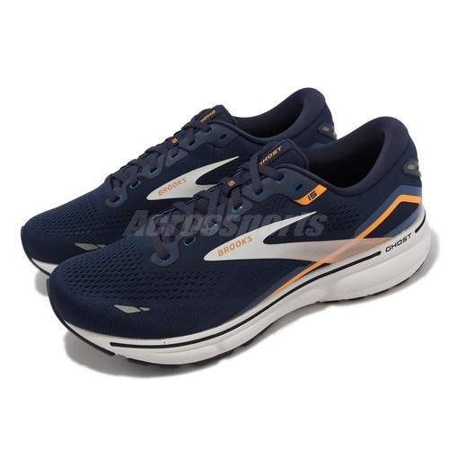 Мужские кроссовки Brooks Ghost 15 2E Wide Peacoat Navy Blue White 1103932E-439