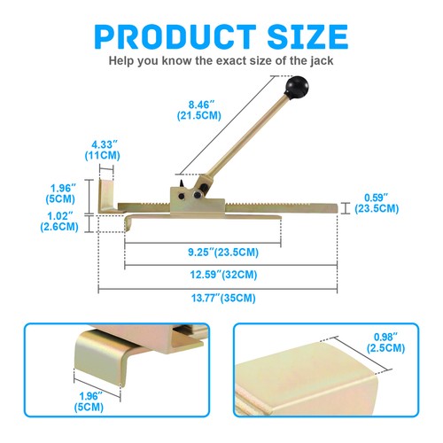 Flooring Jack Ratcheting Wood Floor Clamp Tool Hardwood Plank Jack Installation