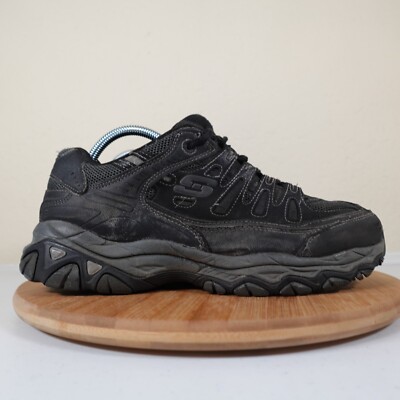 Skechers After Burn Memory Fit Men Size 9.5 Sneakers Casual Shoes Black 50125EWW