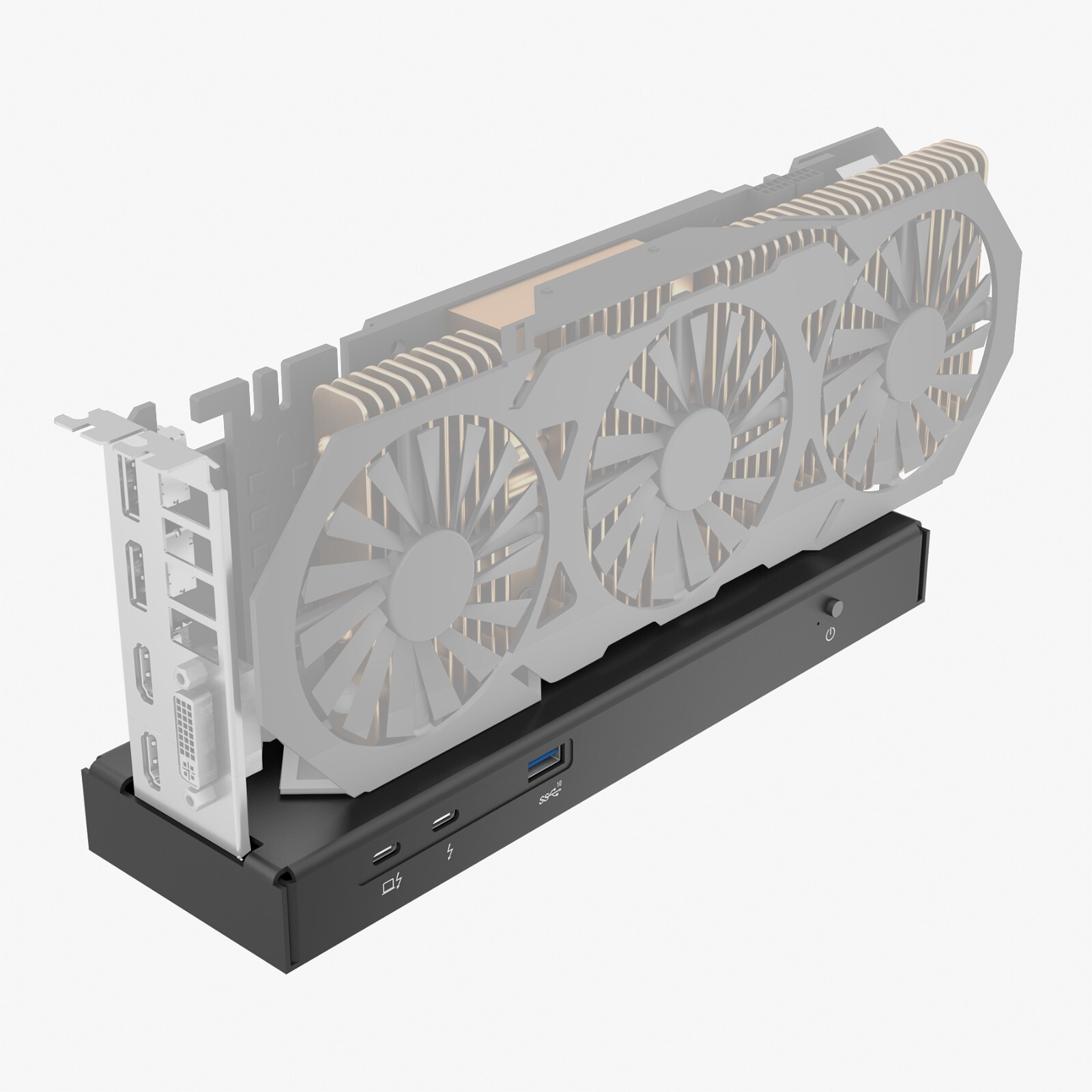 Thunderbolt 3 Mini eGPU Enclosure Compatible with USB4