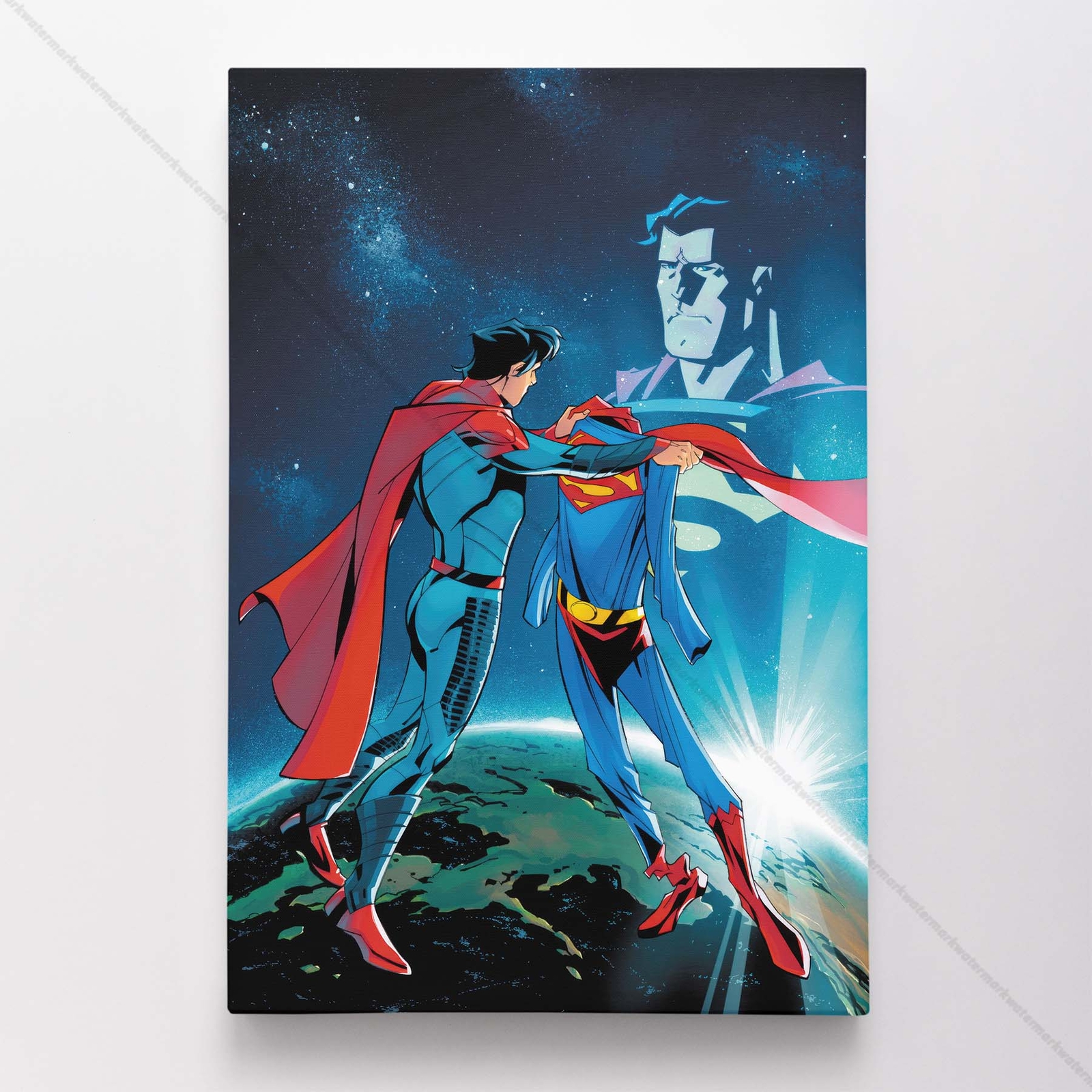 Superman Poster Canvas Comic Book Cover Art DC Print #20720