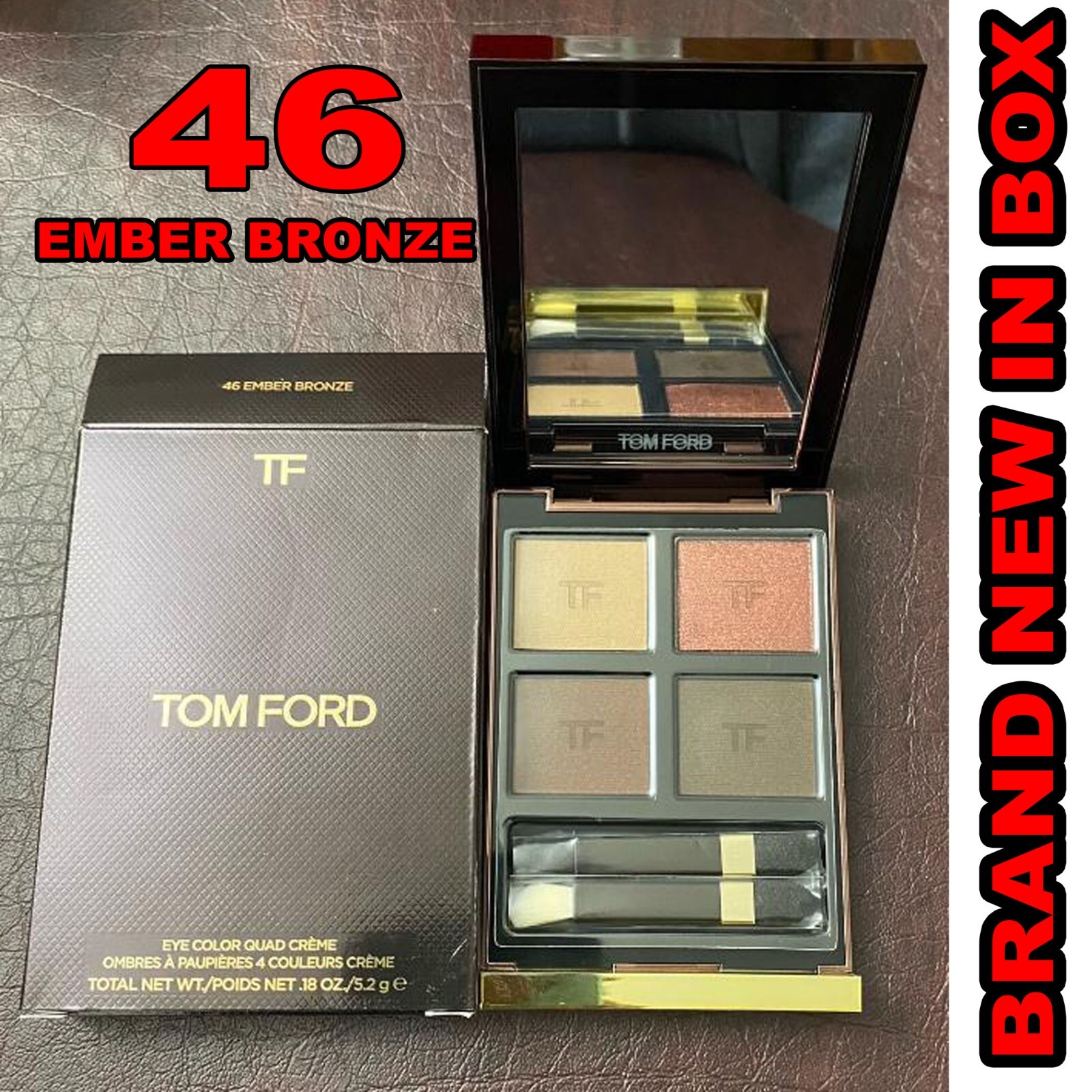 TOM FORD アイカラー クアッド 46 エンバー ブロンズ TOM FORD Eye Color Quad Creme Color 46 EMBER BRONZE