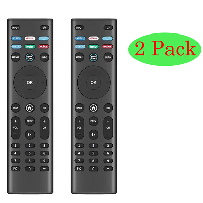 2 Pack Universal Remote Control for All Vizio Smart TV XRT140