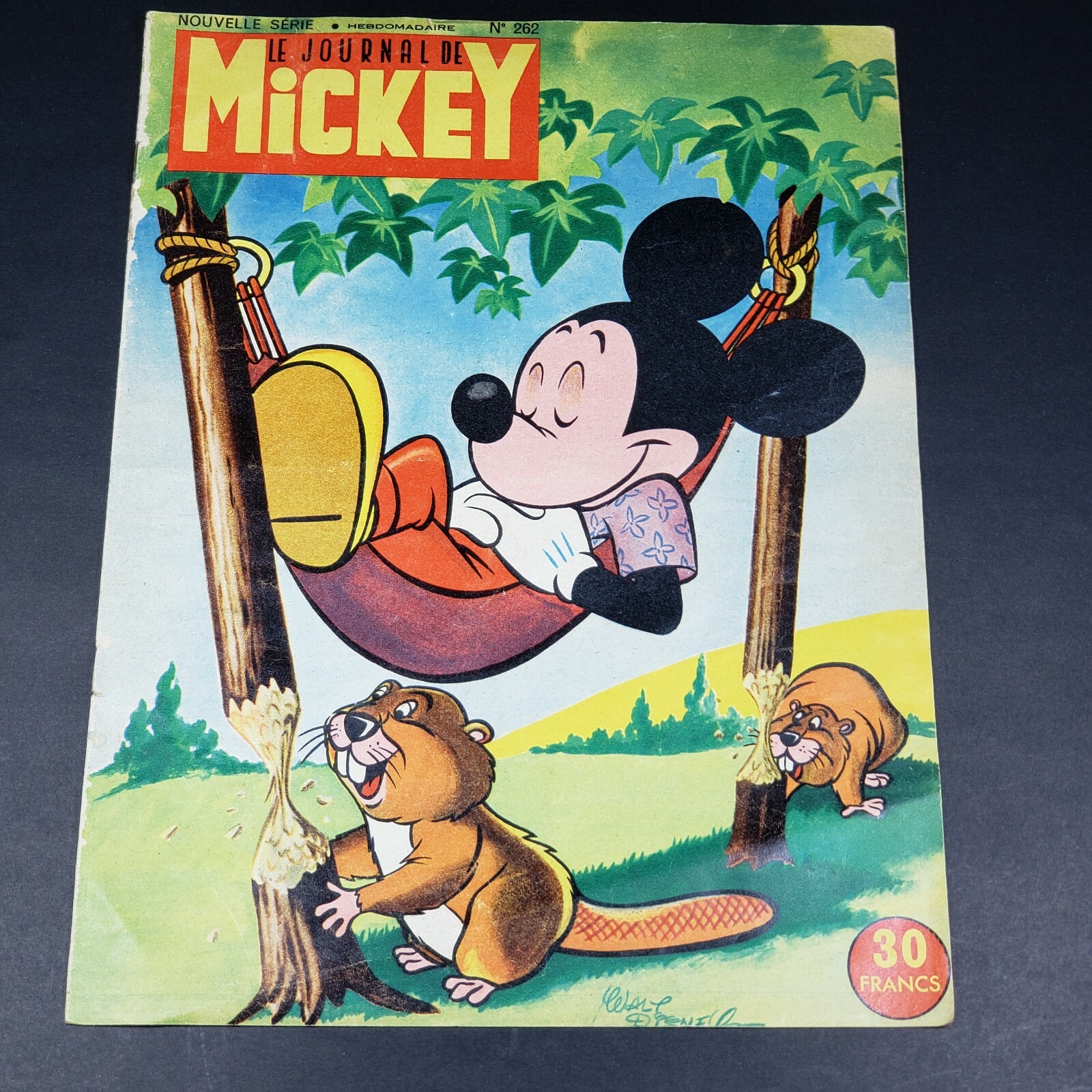 Disney - ディズニー Le journal De Mickey Le Journal De Mickey #31 1952 French Comic Book / Vintage