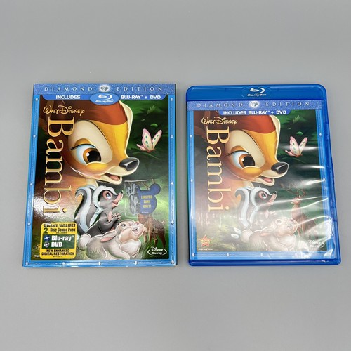 【sabo】DWE Blu-ray Disney's Bambi - Kids Animated Movie (Blu-ray + DVD) Digital