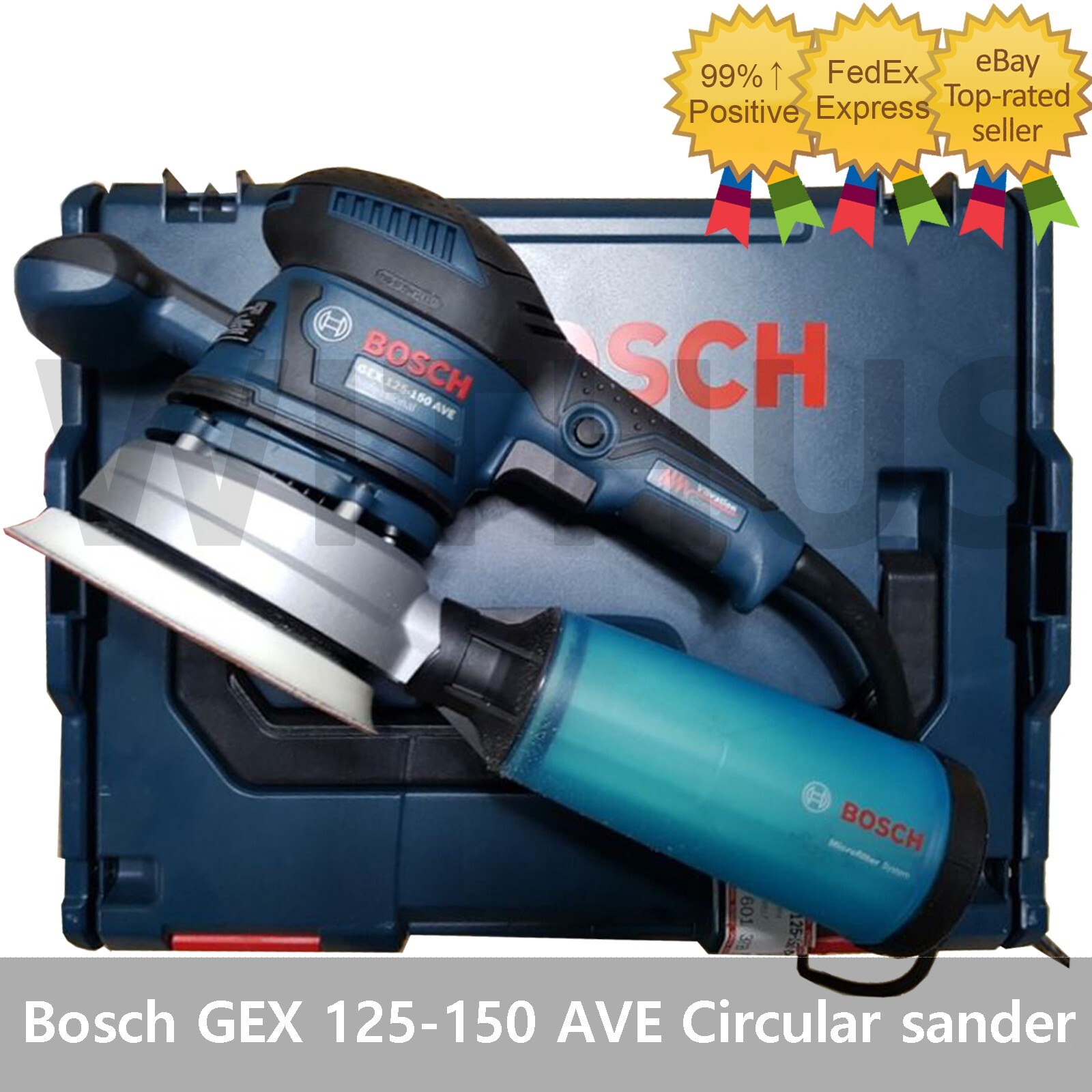 Bosch GEX 125-150 AVE Professional Circular sander with L