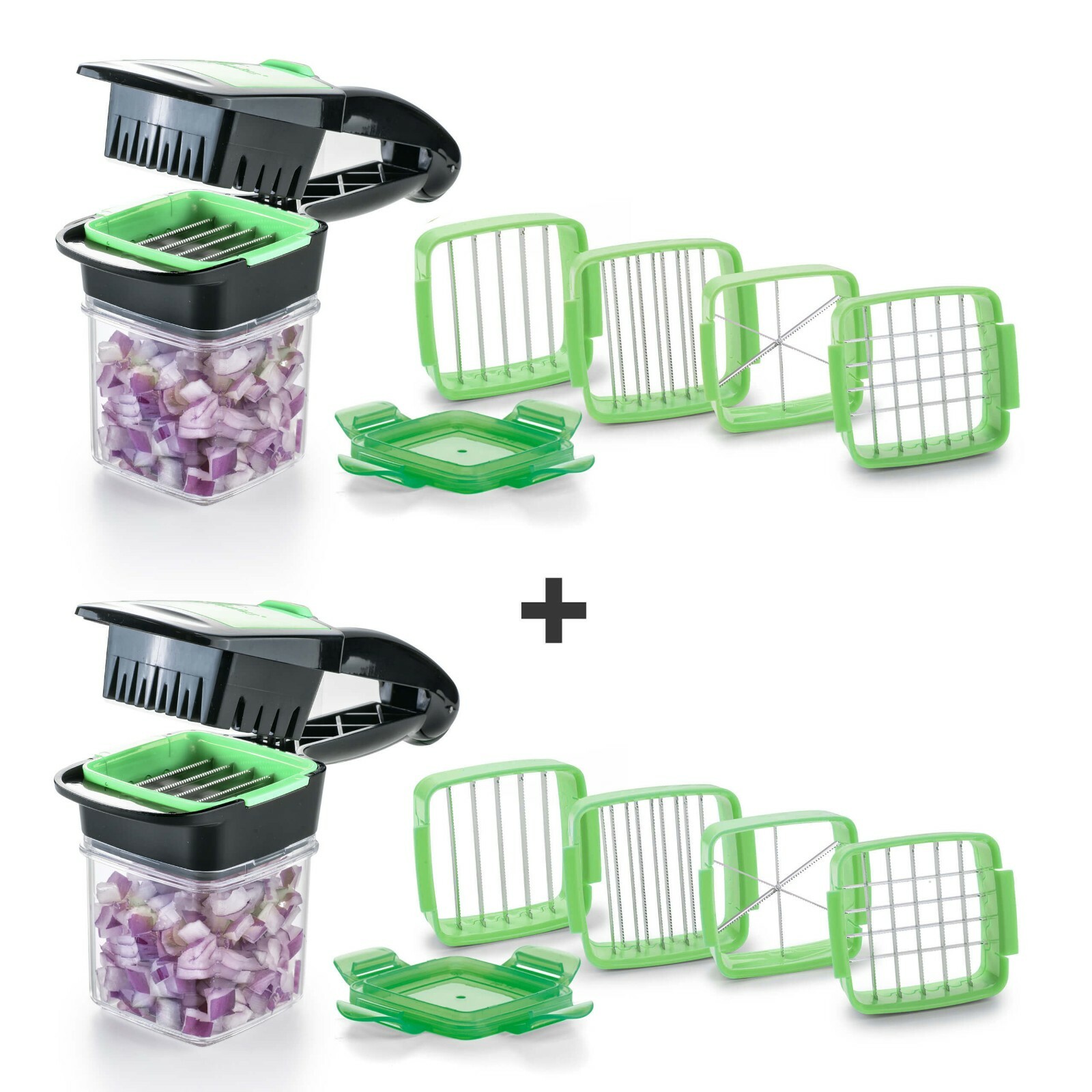 Genius Nicer Dicer Quick 14 Teile Gemüseschneider Zwiebelschneider | Retoure