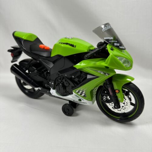 Road Rippers Kawasaki Ninja ZX-10R Wheelie Bikes Green Motorcycle Toy State | eBay Road Rippers Kawasaki Ninja ZX-10R Wheelie Bikes Green Motorcycle Toy State | eBay
