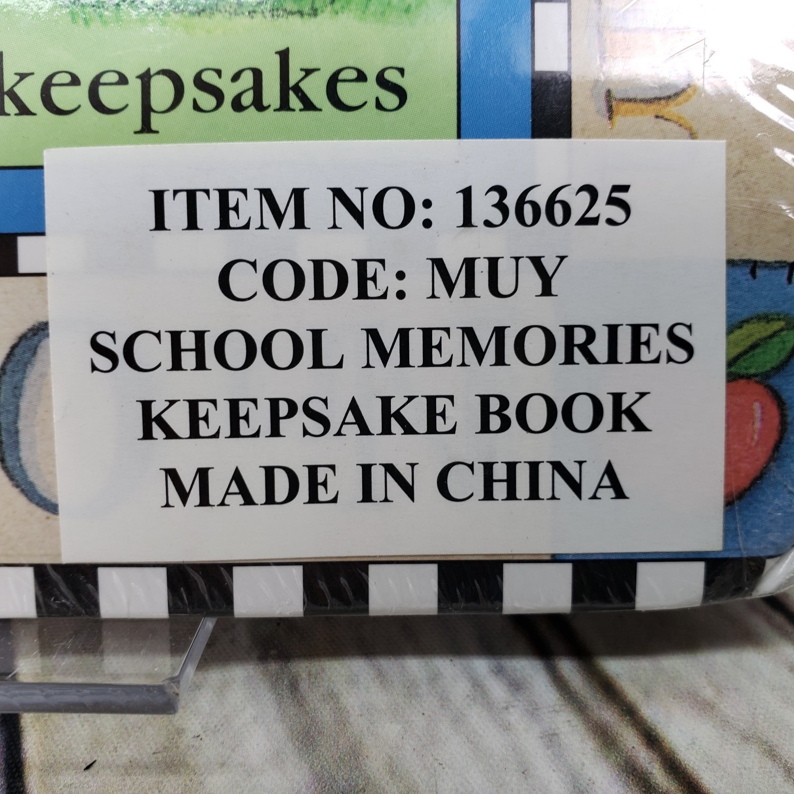 School Days Memories Book Keepsake Photo Album Pictures Scrapbook - New Sealed