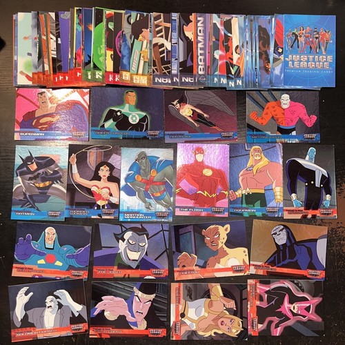 Justice League Premium Trading Cards Complete Set 1-81 + FF