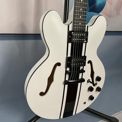 Factory Semi-Hollow Body ES-355 Tom Delonge Electric Guitar Maple Body 6Strings