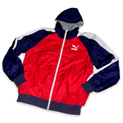 Red shop puma windbreaker