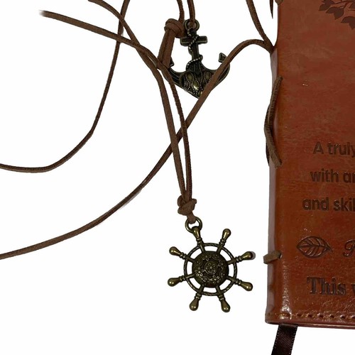 Leather Folio For A Teacher Nautical Charms The World Is A Better Place