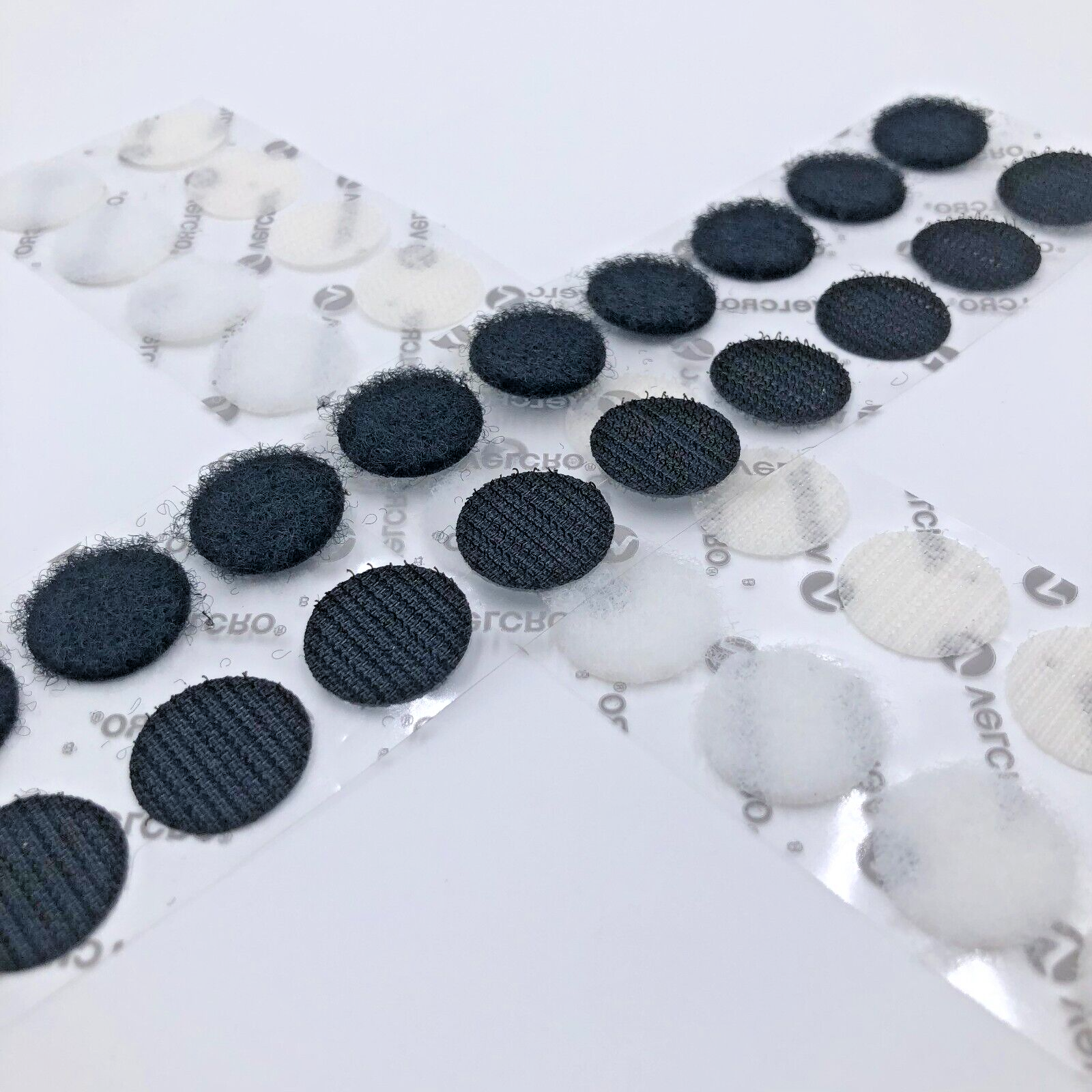 VELCRO Self Adhesive Dots Circles 3/4" Inch Diameter  10 Sets Hook and Loop