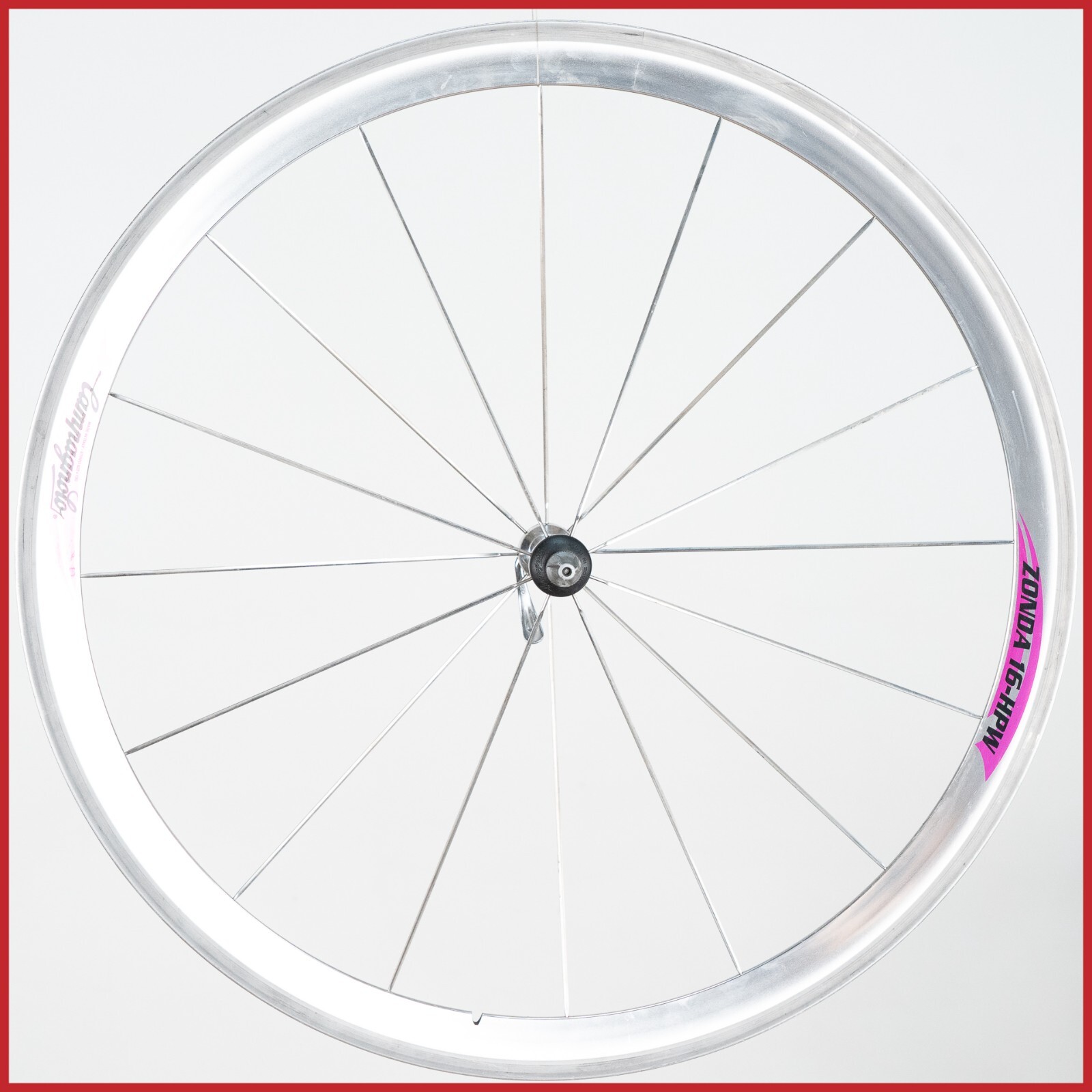 CAMPAGNOLO ZONDA 16-HPW 700C FRONT WHEEL CLINCHER VINTAGE CAMPAGNOLO ZONDA 16-HPW 700C FRONT WHEEL CLINCHER VINTAGE