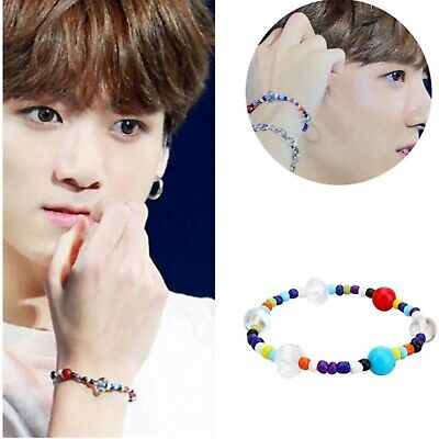 KPOP BTS Jungkook Vivid Color Beads Handmade Bracelet Bangtan Boys