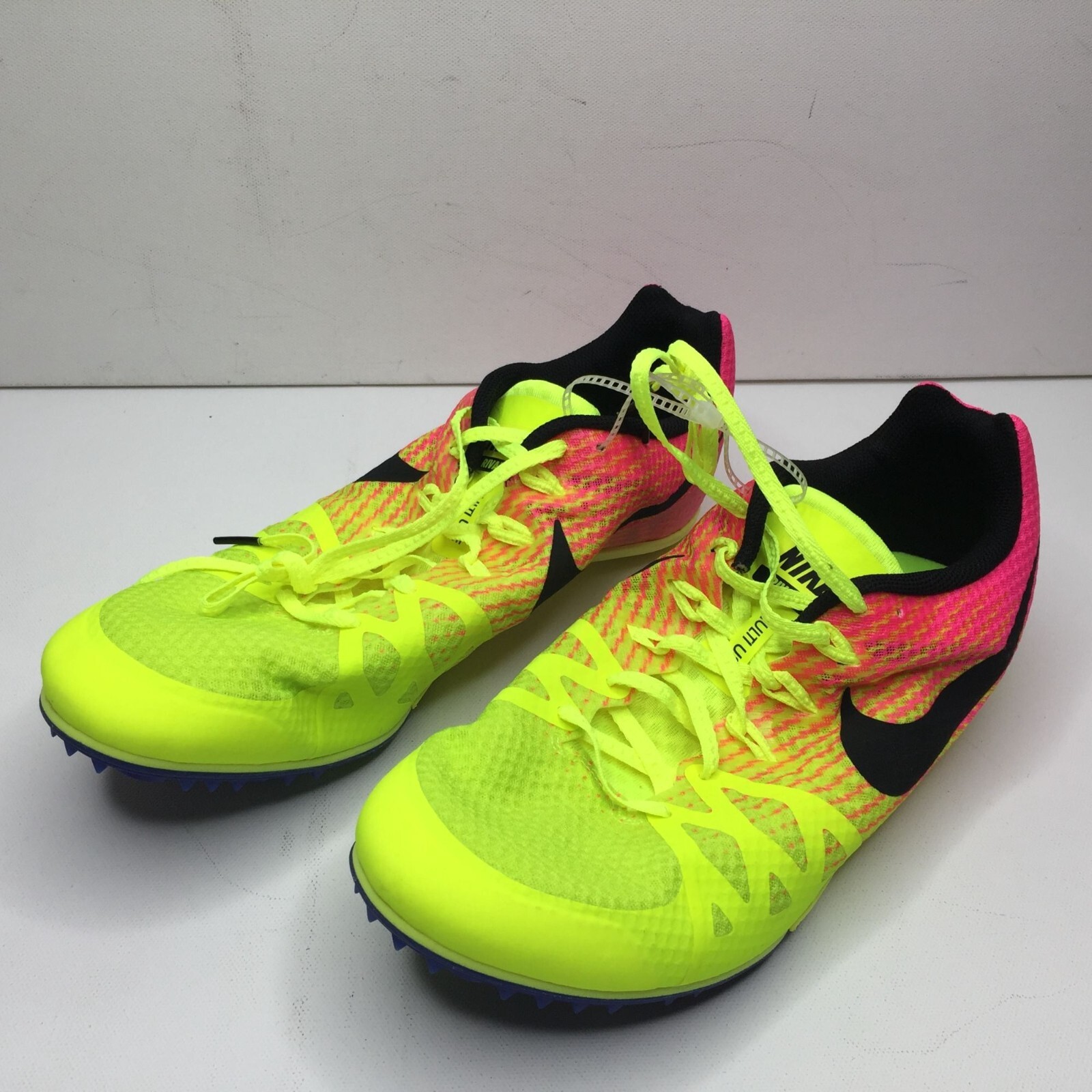 nike neon track spikes