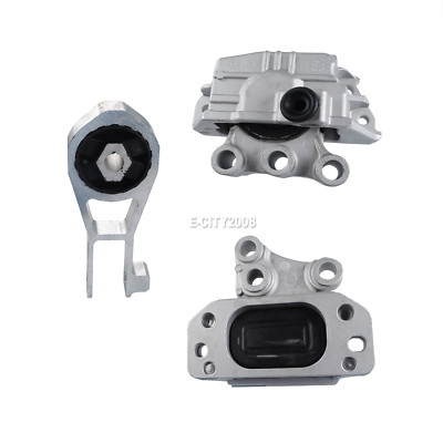 Set of 3 Motor Mount For Ram Promaster City 2.4L A/T 2016 2017 2018 2019-2022