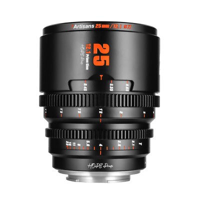 7artisans 25mm S35 Hope Prime T2.1 Cine Black Lens for Sony E Mount A7500 Camera
