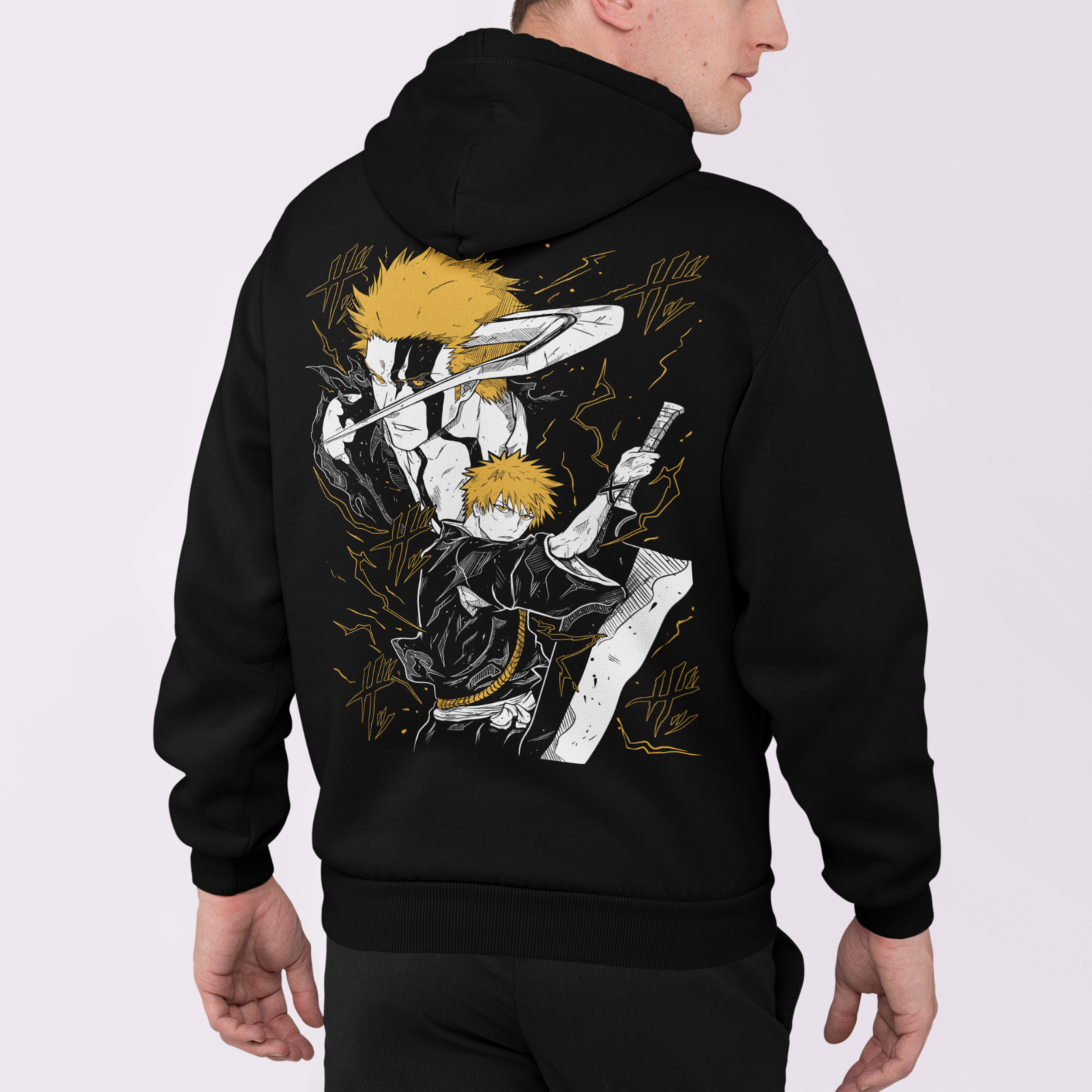 Ichigo Kurosaki Hoodie Rukia Zaraki Bankai Aizen Bleach