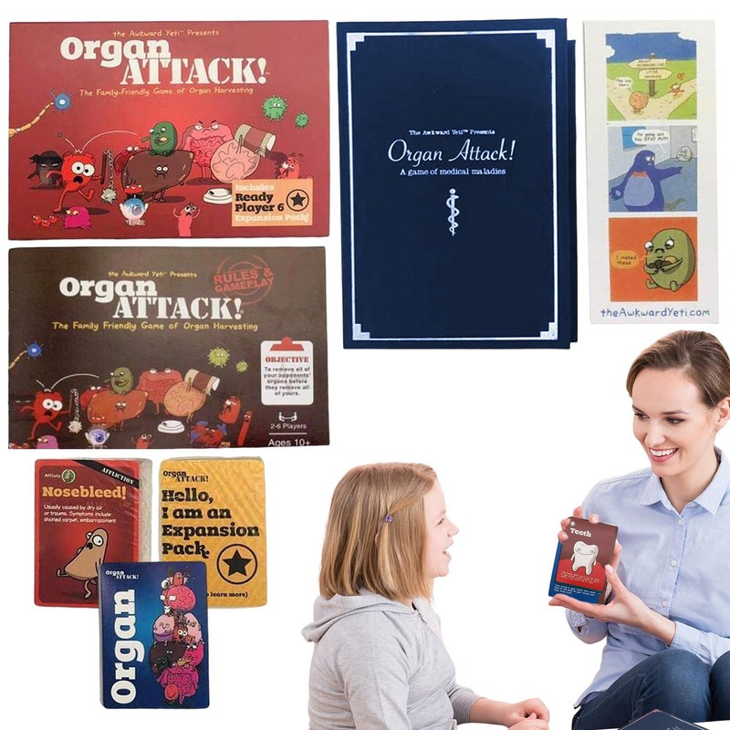Family Friendly Board Game Organ Harvesting