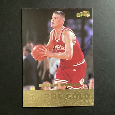 1996-97 The Score Board All Sport Plus PPF Gold Brian Evans RC #125 Ex