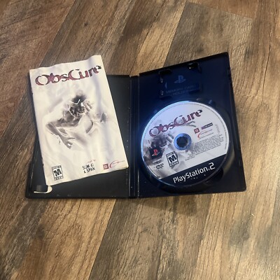 Obscure (Sony PlayStation 2, 2005) CIB Complete In Box, *READ*