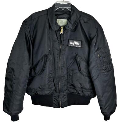 90’s アルファインダストリーズ　CWU Alpha Industries Alpha Industries Vintage 90s CWU 45 Bomber Jacket Black Men