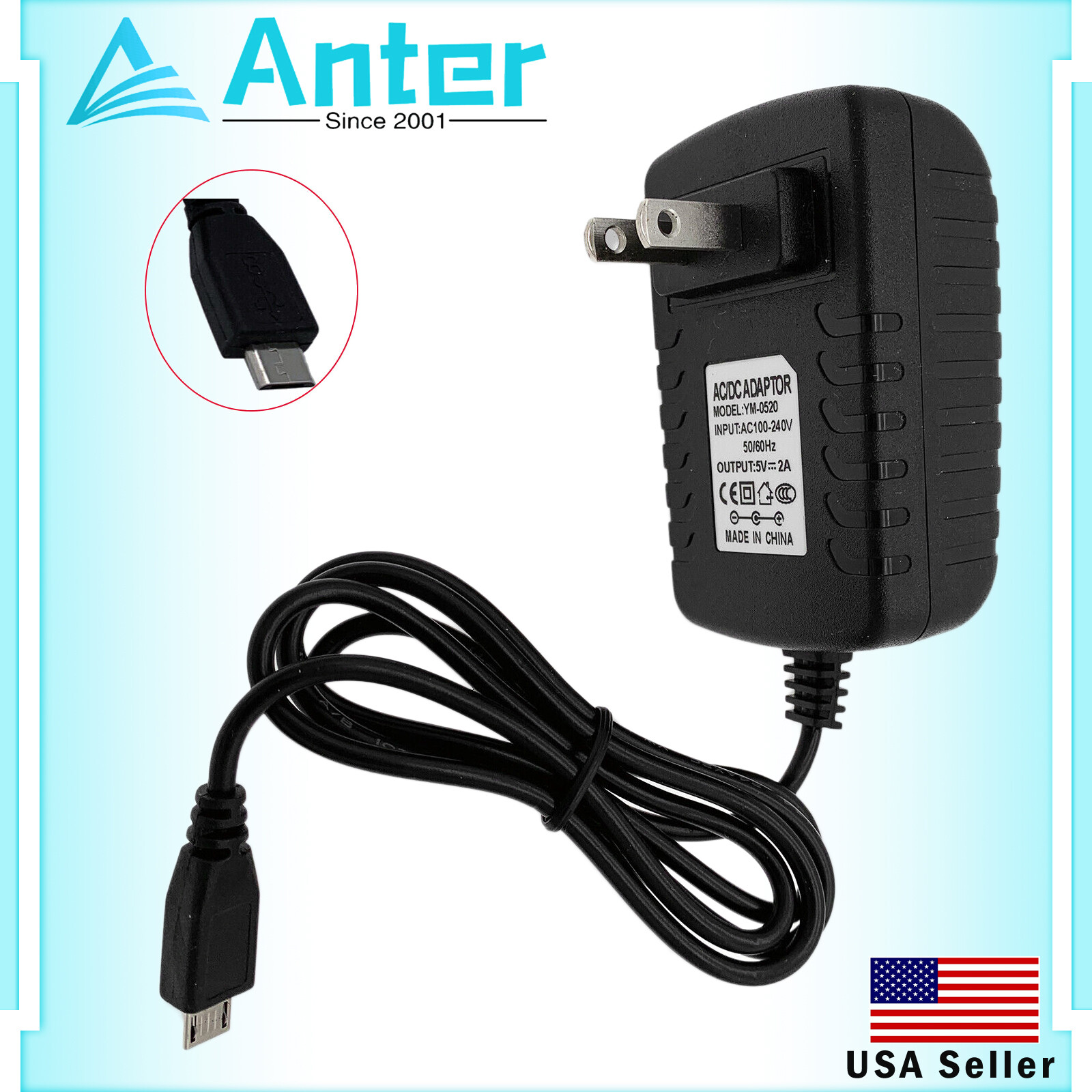 24V 2A AC/DC Adapter Power Supply, AC 120V 50/60Hz In, 24 - Foto 3