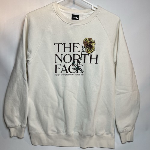 The North Face Flowers Graphic Crew neck Sweatshirt Womens