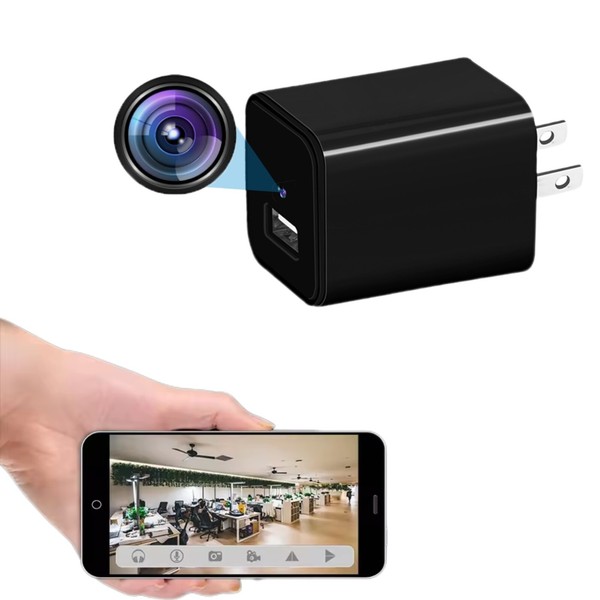 HD Mini  Charger Camera WIFI Motion Detection Remote Viewing Security Camera
