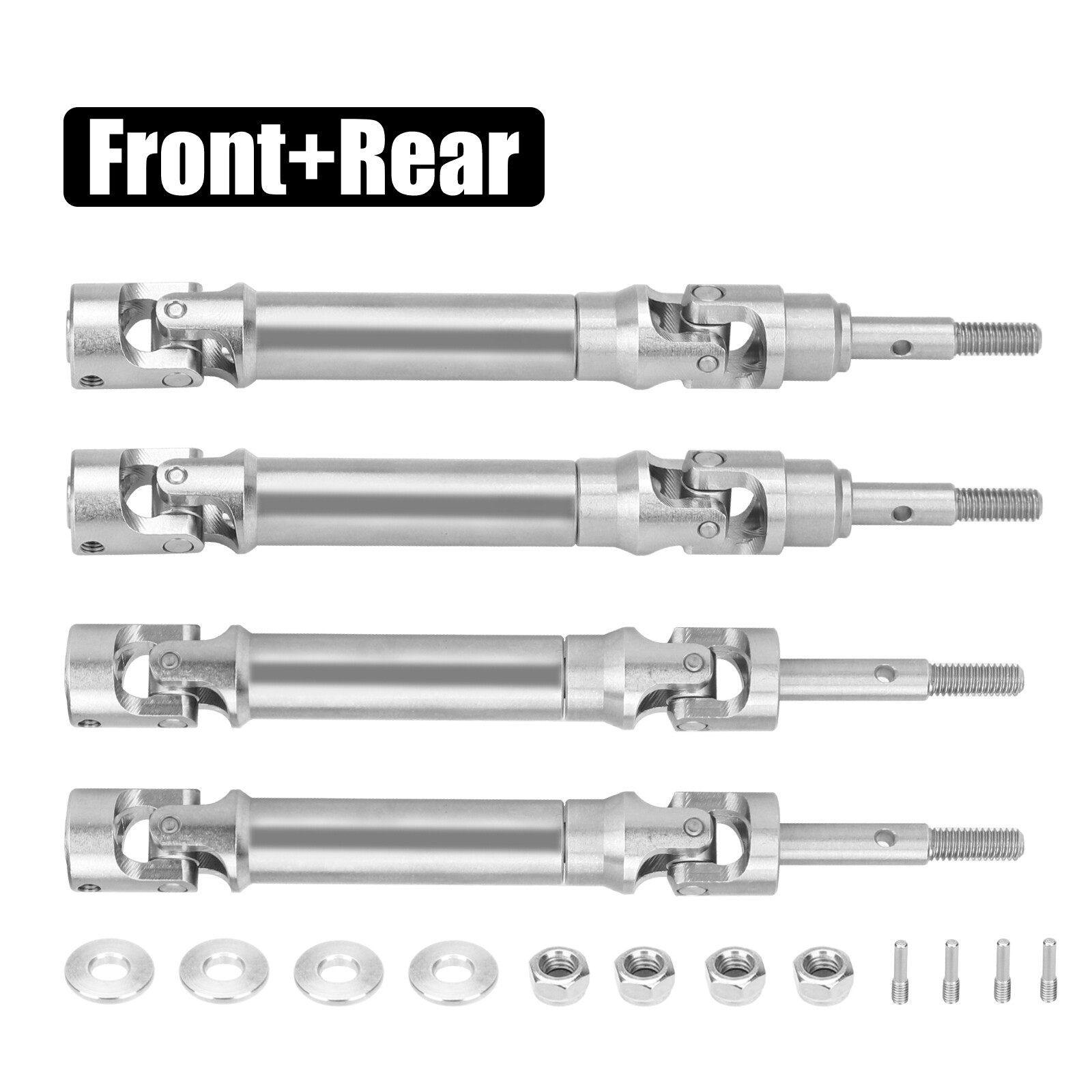Front & Rear Steel CVD Drive Shaft For 1/10 Traxxas Slash 2WD 4X4 Rustler RC Car