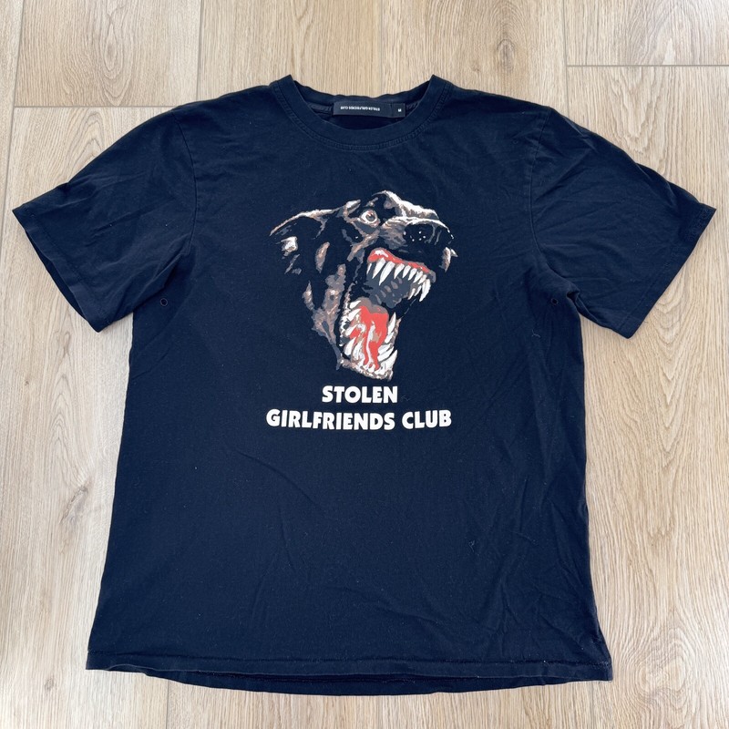 【関税込み】Stolen Girlfriends Club Tシャツ Stolen Girlfriends Club Mens Sz M Black Graphic Print Tee