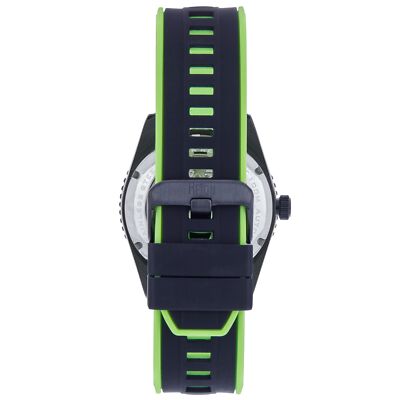 Pre-owned Reign Gage Automatic Watch W/date - Black