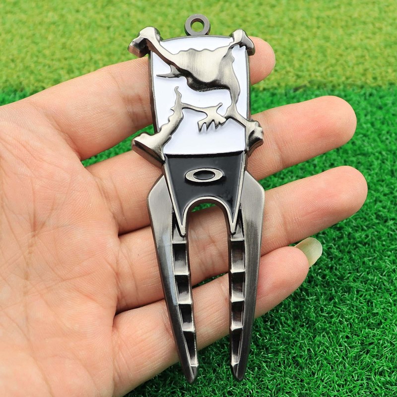Zinc Alloy Golf Club Ball Putting Divot Fork Lawn Marker Lightweight Repair Tool