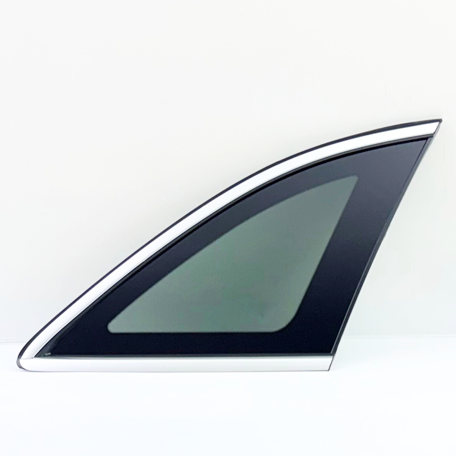 Passenger Quarter Window Glass Chrome Mold For 16-22 Mercedes Benz GLC-Class SUV