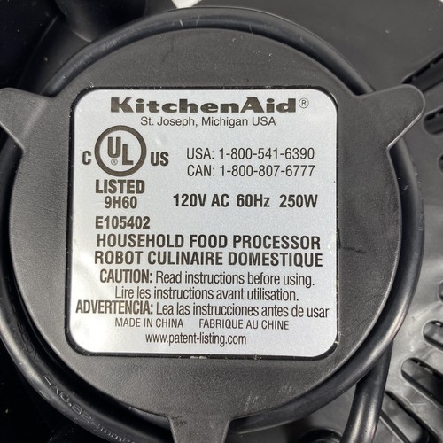 Chopper E105402 Heavy Kitchenaid Food Processor