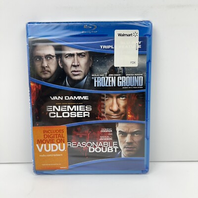 Frozen Ground/Enemies Closer/Reasonable Doubt Blu-ray New Sealed