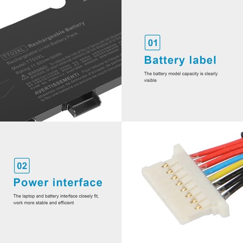 TT03XL Battery for HP EliteBook 850 G5 850 G6 ZBook 15U G5 G5-4215U 933322-855