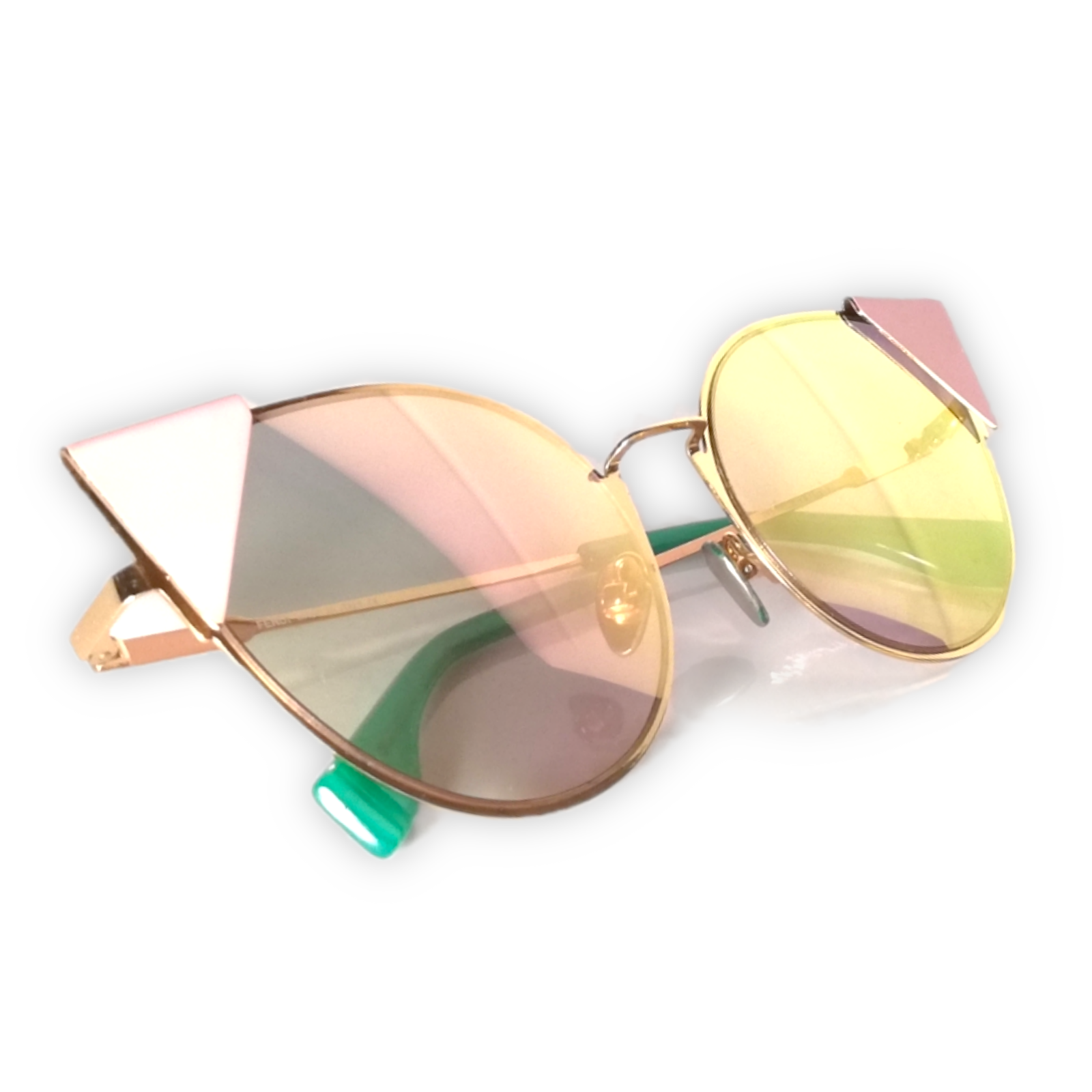 Fendi pink cat eye sunglasses hotsell