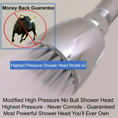 Modified High Pressure Shower Head Over 12.5 gpm Real Deal Simply The Best s2