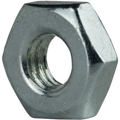 #3-48 Hex Machine Screw Nuts Grade 2 Electro Zinc Plated Steel Qty 100