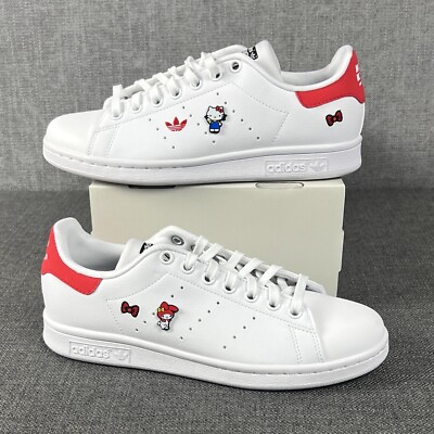 Adidas x Hello Kitty Stan Smith White Shoe Sneaker Men 5.5 /  Womens 6.5