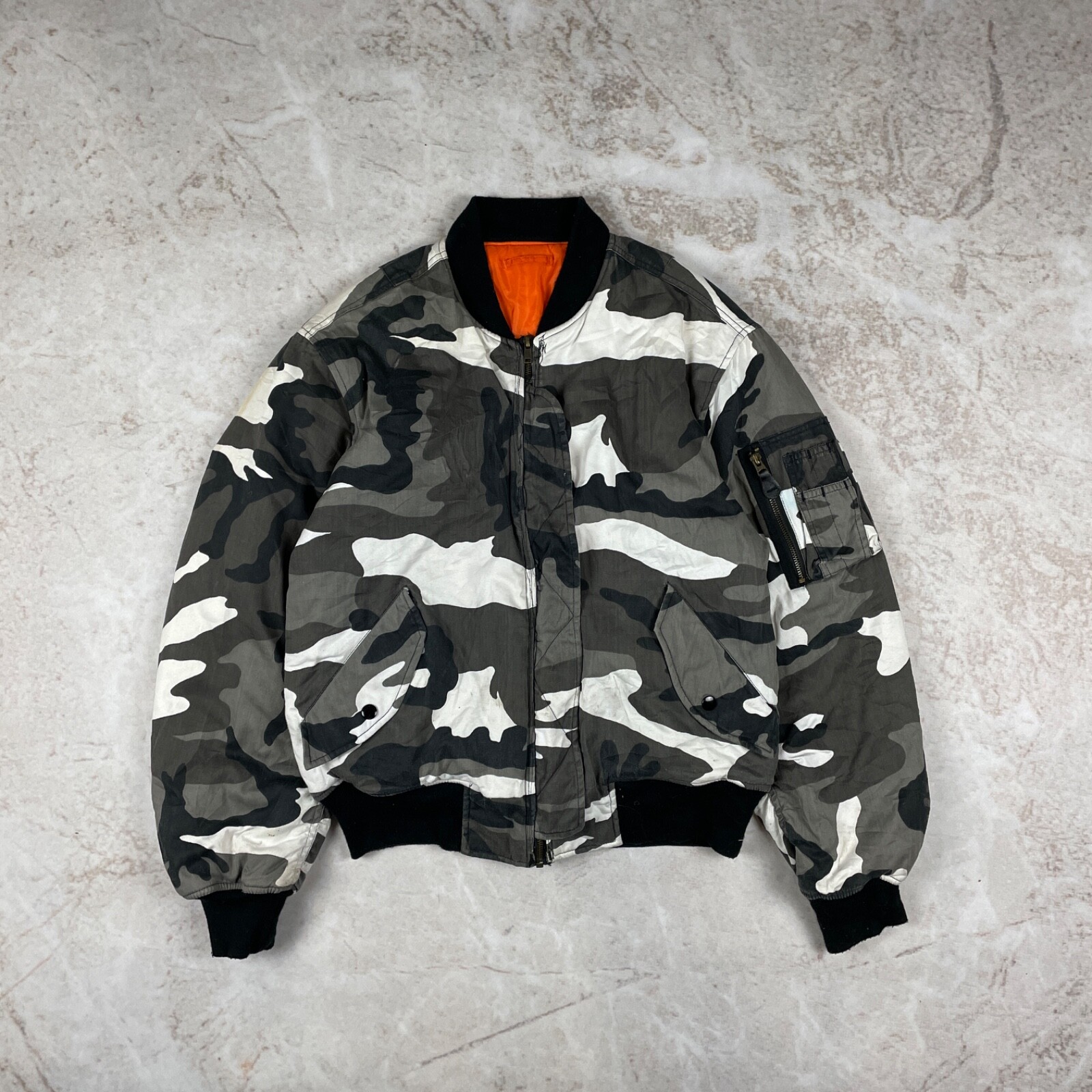 Vintage Ma1 Flying Military Bomber Jacket Y2k Avant Garde Travis Scott Style Vintage Ma1 Flying Military Bomber Jacket Y2k Avant Garde Travis Scott Style