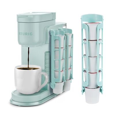 K Cup Holder For Keurig Coffee Pod Storage Side Mount | Wall Mount For Small Cou