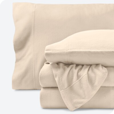 Super Soft Fleece Sheet Set - Deep Pocket, Cozy All-Season from Bare Home