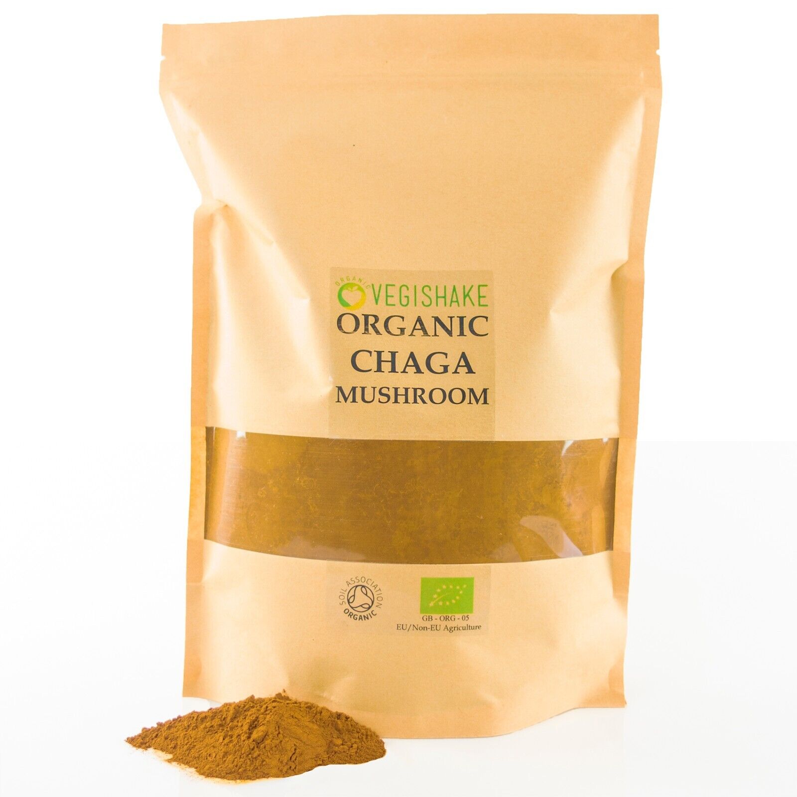 Organic Chaga Mushroom Powder Inonotus obliquus Betulinic Acid Fruiting Body