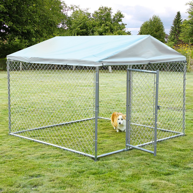 Large Outdoor Dog Kennel Heavy Duty Metal Big Dog Cage