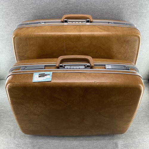 【50s USA vintage】Samsonite サムソナイトトラベルケース SAMSONITE VINTAGE - Set Of 2 Profile Hard Shell Suitcase